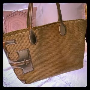 Tory Burch straw tote